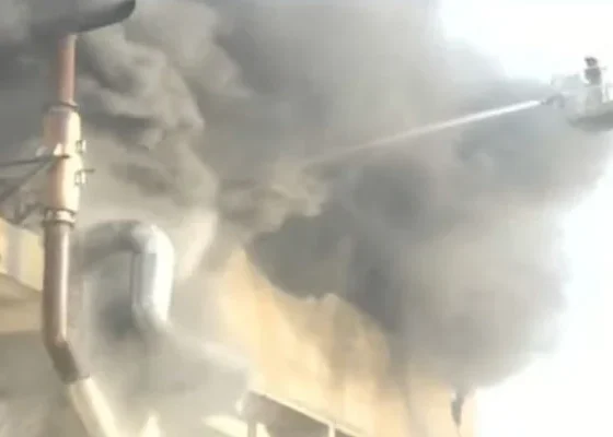 Fire at Karachi Cardboard Factory