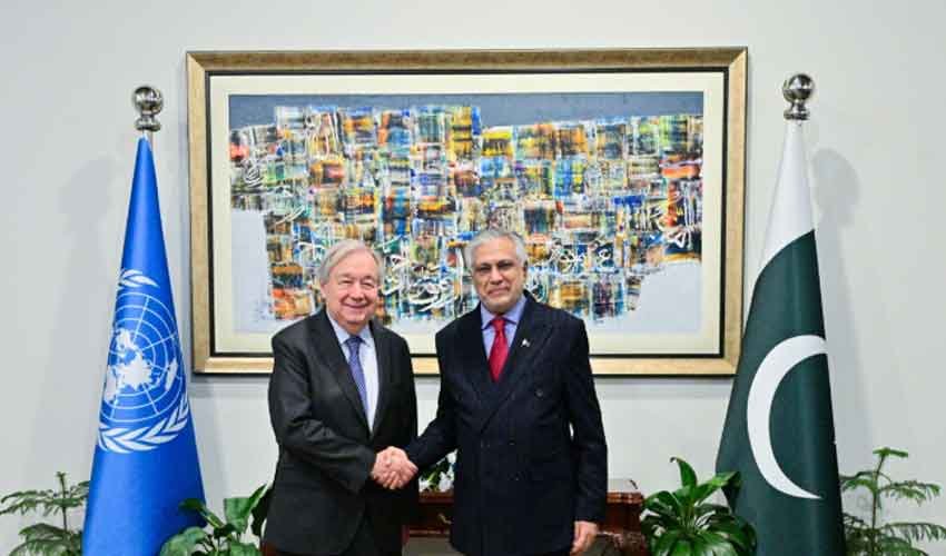 Ishaq-Dar-&-UN-Secretary-General