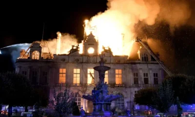 Old Historic Town Hall in France