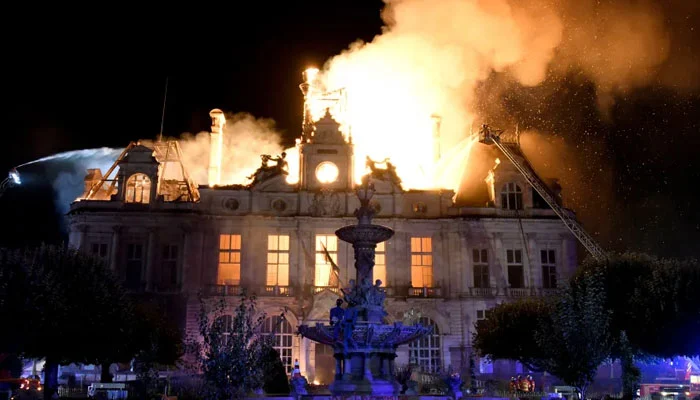 Old Historic Town Hall in France